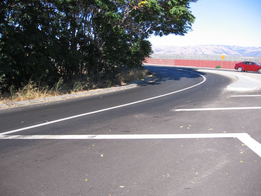 Blind turn is where people are force to walk in traffic.