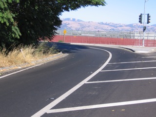 blind turn, without car