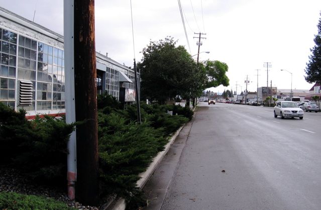 Lafatte Street: There are usually no sidewalks north of El Camino, despite the 40 mph speed limit.